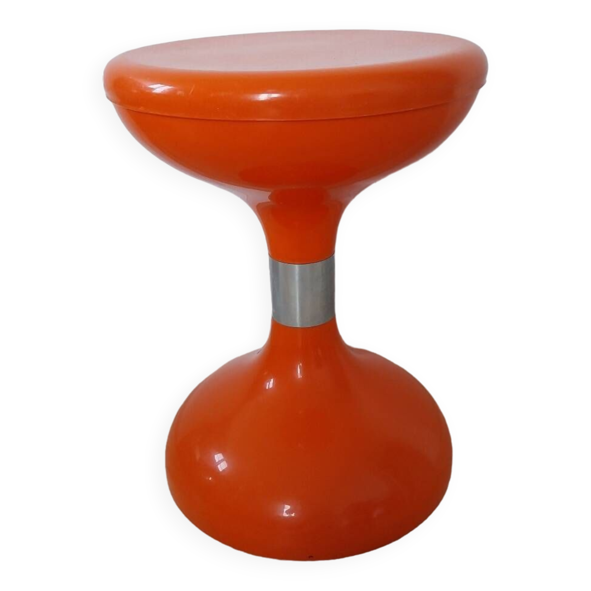 Affiche D'art Signée Claire Tabouret - 'Frère' - Édition Limitée 2020 - Orange - Non Encadrée