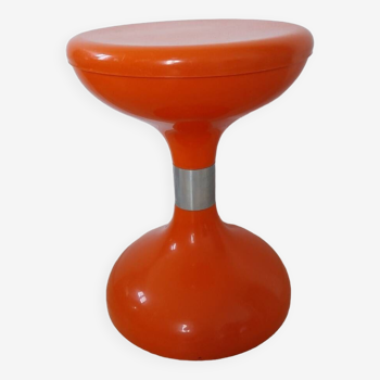 Diabolo orange stool from the 70s