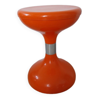 Diabolo orange stool from the 70s