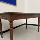 Old walnut bistro table