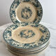Ironstone gien 1875 — bouquet of roses collection set of 10