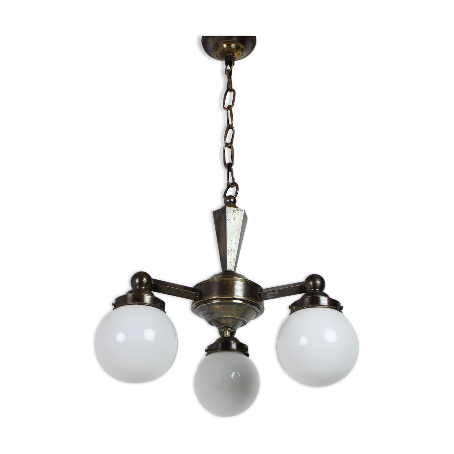Art Deco chandelier, circa 1920's.