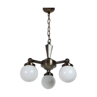 Art Deco chandelier, circa 1920's.