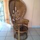 Emmanuelle Peacock vintage armchair 70