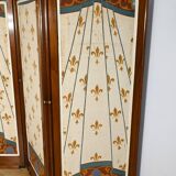 Four-Panel Mahogany Screen – First Part 20th Century