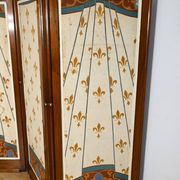 Four-Panel Mahogany Screen – First Part 20th Century