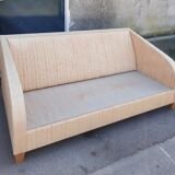 Yamakado hiroyuki sofa in woven wicker