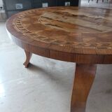 Marquetry coffee table