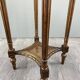 Louis XVI Style Pedestal Table, Carved Wood & Marble, Early 20th Century
