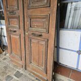 Double oak front door