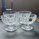 Set of 4 crystal fruit bowls