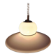 Guzzini pendant lamp in plexiglass 1970