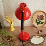 Vintage red orange desk lamp