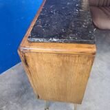 End table, vintage art deco bedside
