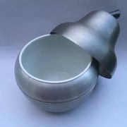 Vintage 1970s pear-shaped ice cube tray bucket