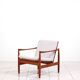 Fauteuil en teck par Skive Mobelfabrik