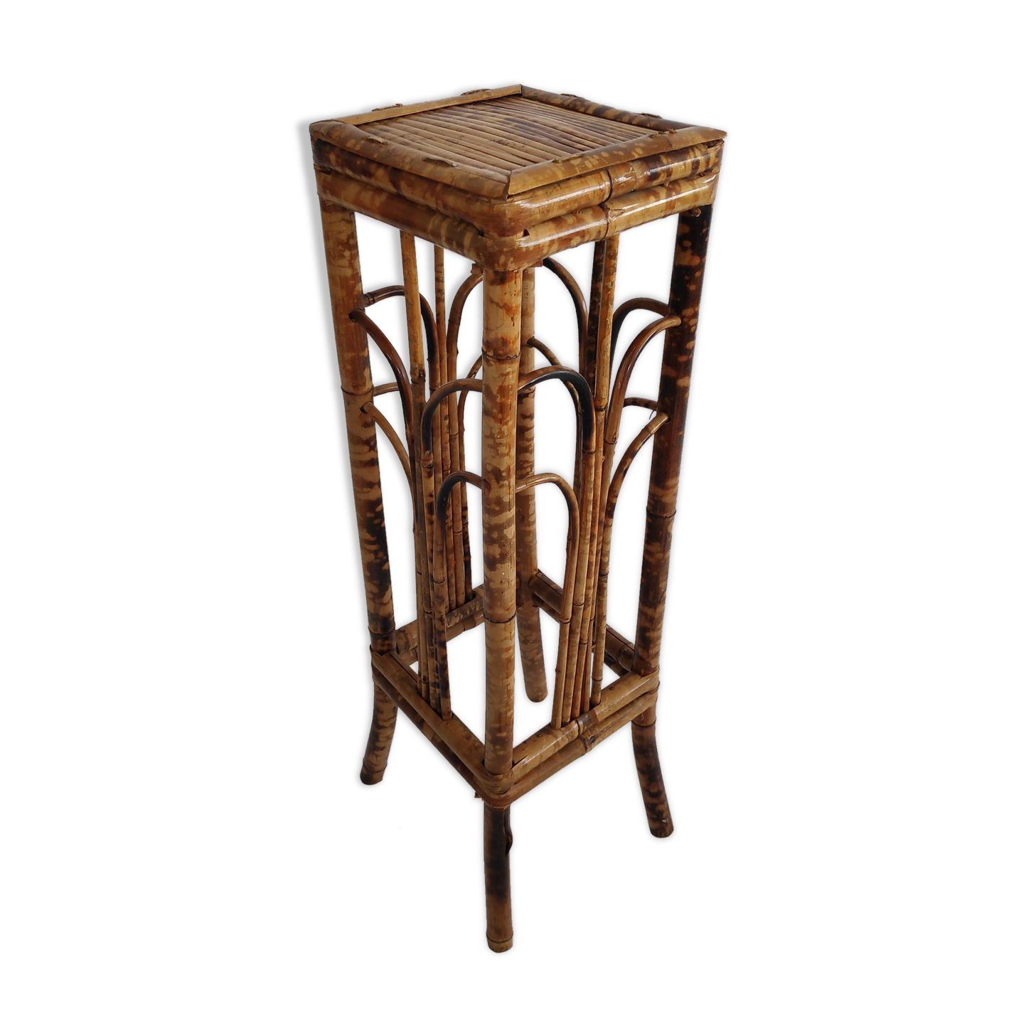 Bamboo plant holder from the years 60