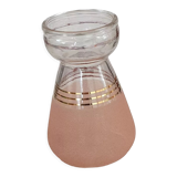 Pink granite bulb vase