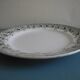 Old earthenware dish St Amand Hamage Murier antique French dish