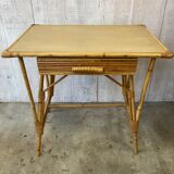 Vintage rattan desk