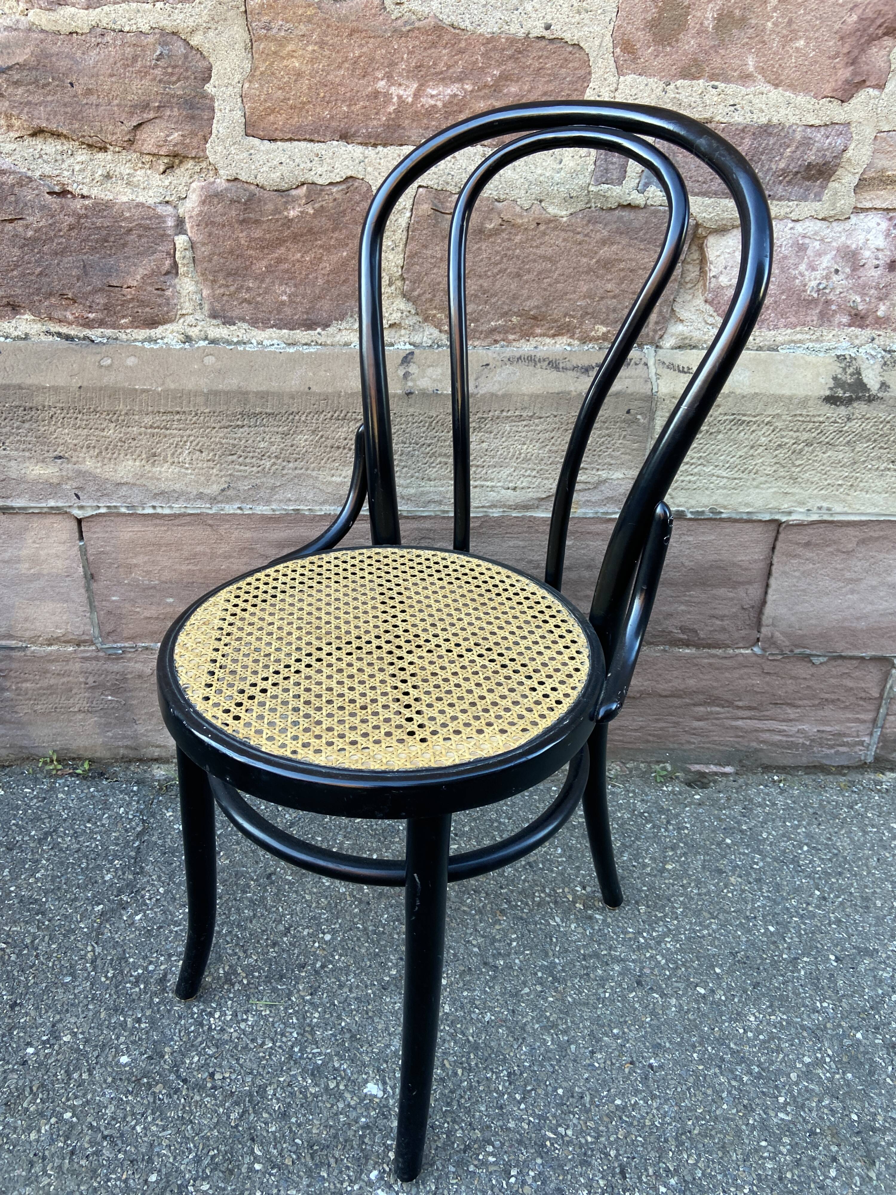 6 bentwood bistro chairs Fischel Thonet Style Nr 1980s
