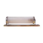 Art deco frosted glass wall lamp 1930
