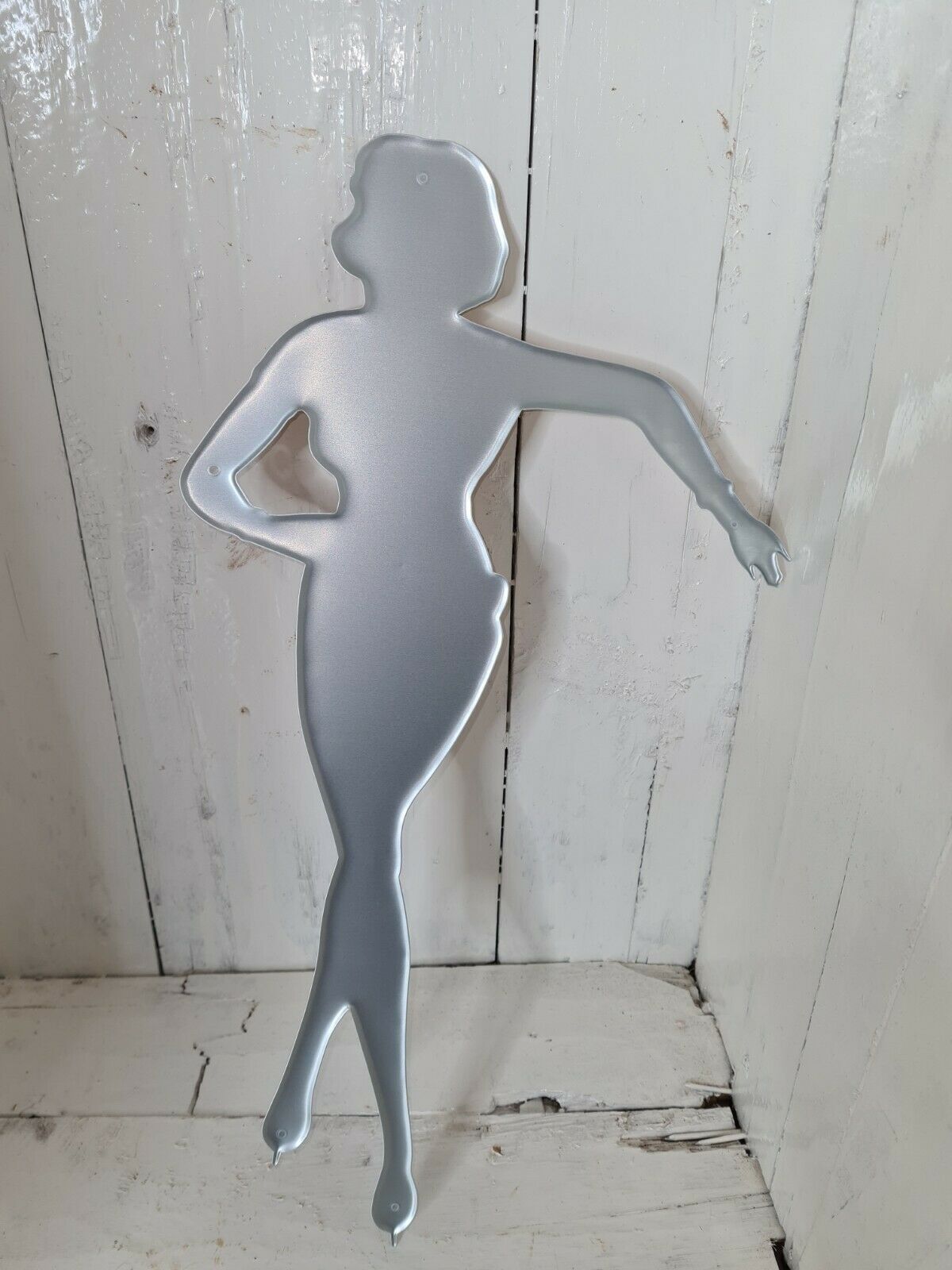 Veedol pin up advertising plate