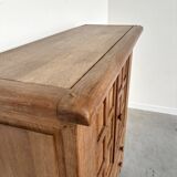 Commode bar en chêne des années 1950