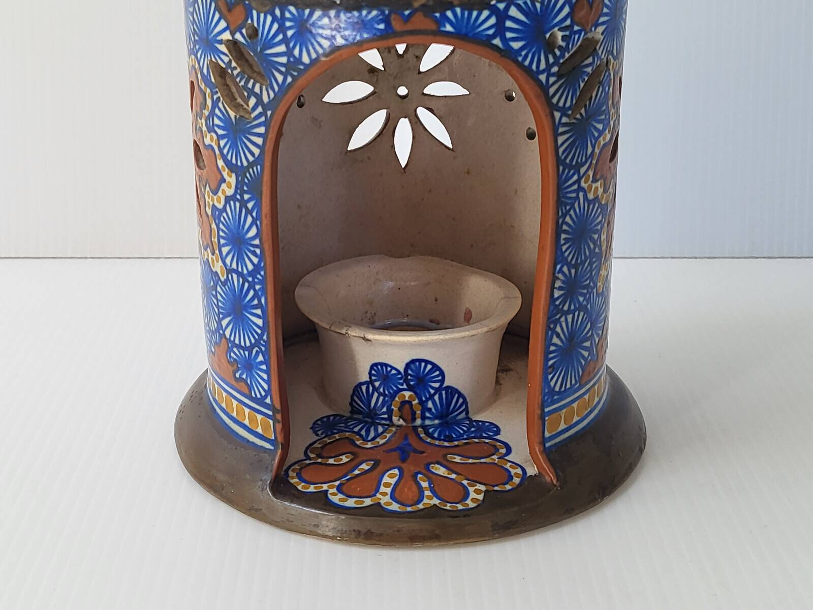 Gouda night light candle holder art deco 1915 vintage updated