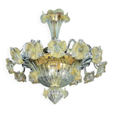 Venetian Floreal Gold Murano Glass Flush Mount