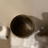 Standing ashtray and vase - brass shell