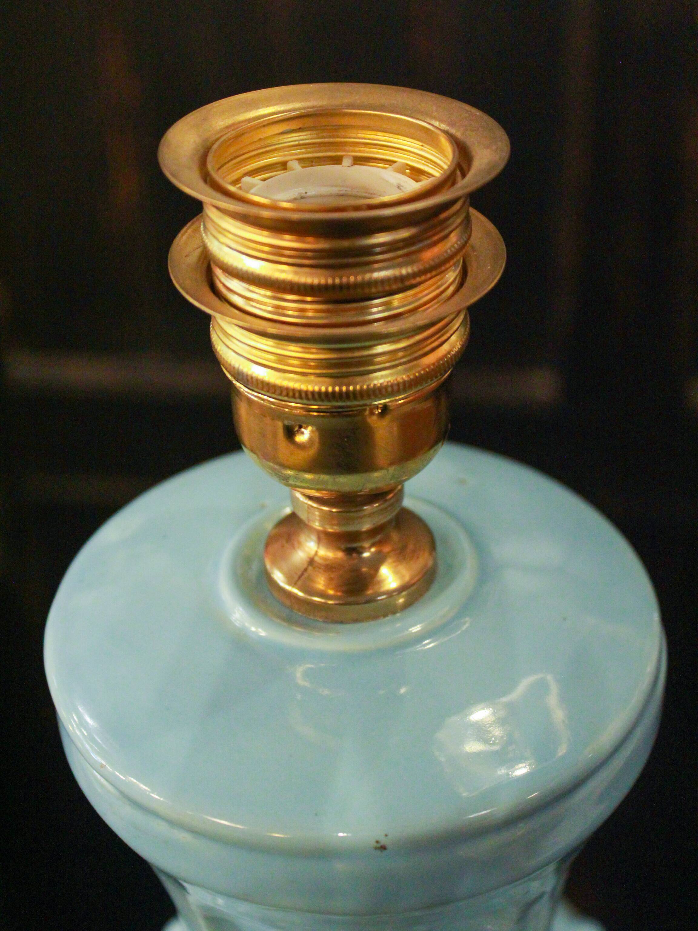 Vintage ceramic table lamp from Manises