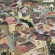 Painting / watercolor landscape of Provence signed Jean Ordonneaud 1983