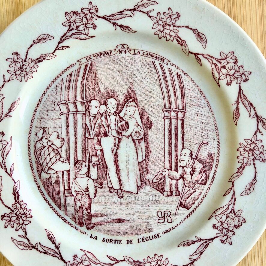 4 talking plates 70's