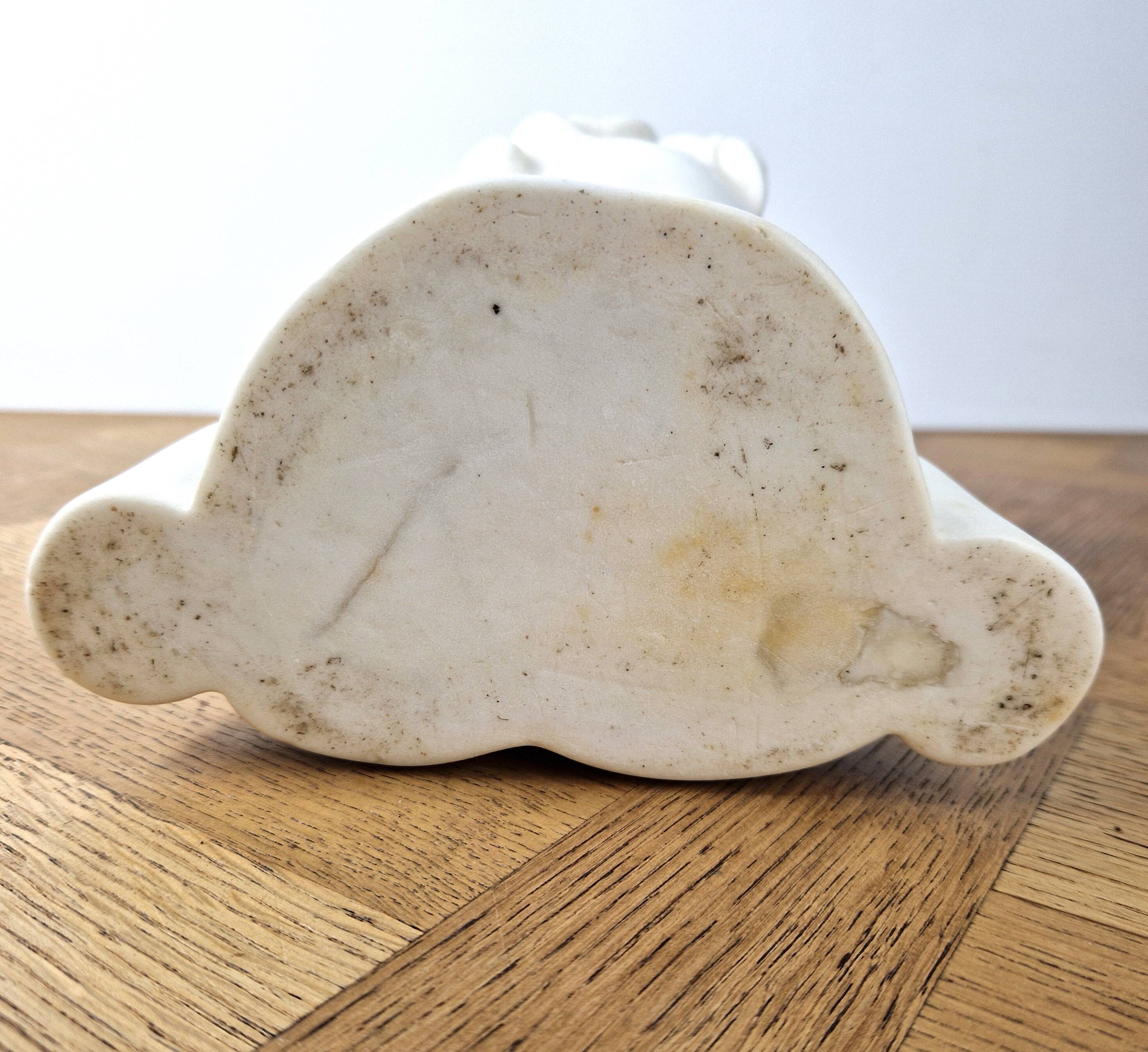 Vintage wax child statue - sculpture