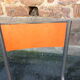 4 industrial school chairs Mullca