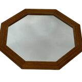 Vintage 70s Pine Mirror Swedish Design