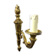Wall lamp 1 louis XVI style copper