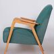 Art Deco Armchair in Beech, 1940s