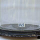 Ancient round glass globe 44.5 x 16.5 cm