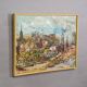Urban landscape Edinburgh – Oil painting by Alexander Michael, 1977
