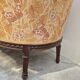 Chaise longue decorated with butterflies in Louis XVI style from the Napoleon III period