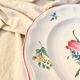 Lot d'assiettes plates Lunéville fleurs (réverbère)