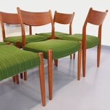 Suite of 6 scandinavian chairs Cees Braakman 50/60s