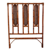 Bamboo and cane headboard from the 1970s.