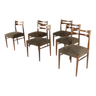 Set of 6 rosewood dining chairs 'Leinburg'