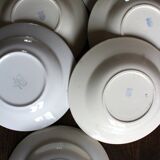 6 Art Deco deep plates Marinette Juliette Digoin Sarreguemines