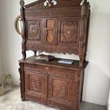 Meuble auvergnat brutaliste art populaire 1890