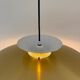 Vintage Danish gold pendant - Louis Poulsen style - Danish design lamp