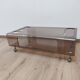 Bar roulant table basse en plexiglas vintage années 70